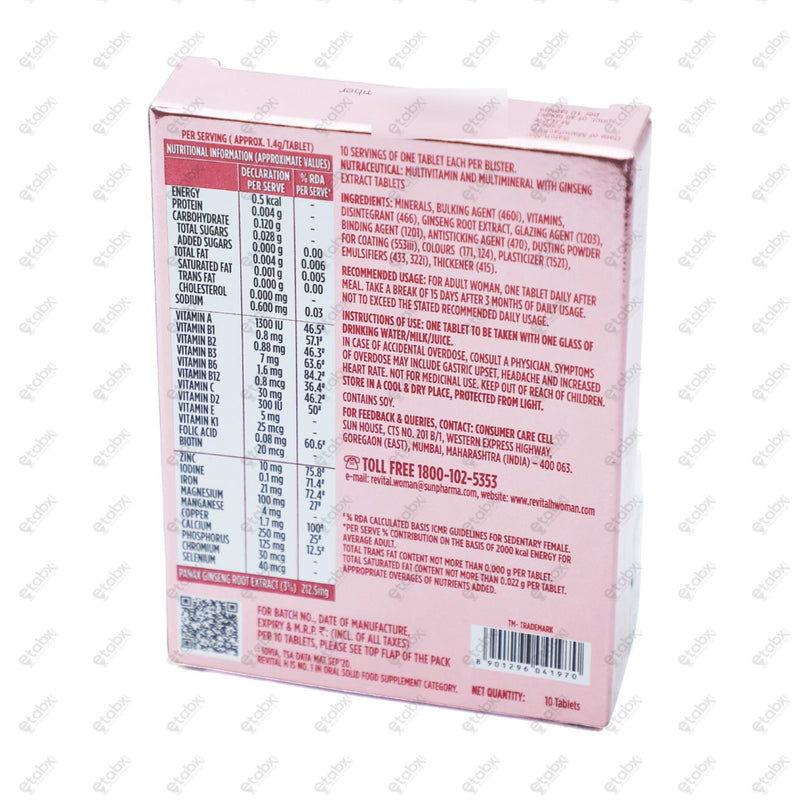 Revital H Women Tablet 10's