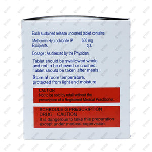 RIOMET OD 500mg Tablet 15's