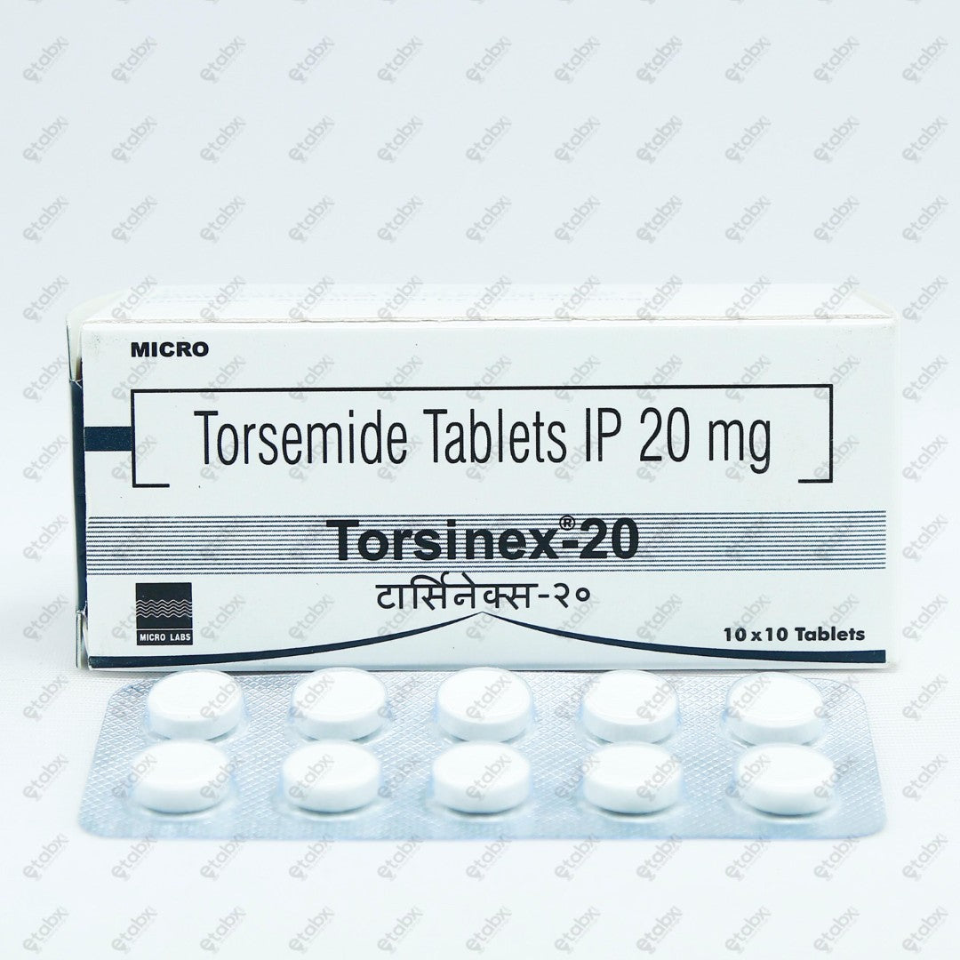 Torsinex 20mg Tablet 10's