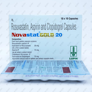 NOVASTAT GOLD 20mg Capsule 10's