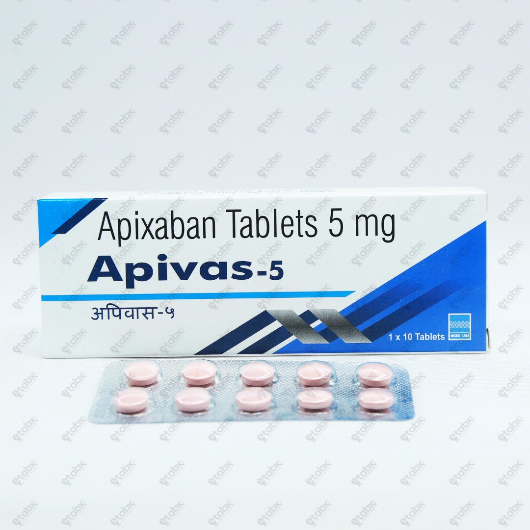 APIVAS 5mg Tablet 10's