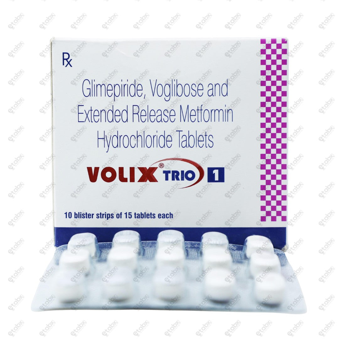 Volix Trio 1mg Tablet 15's