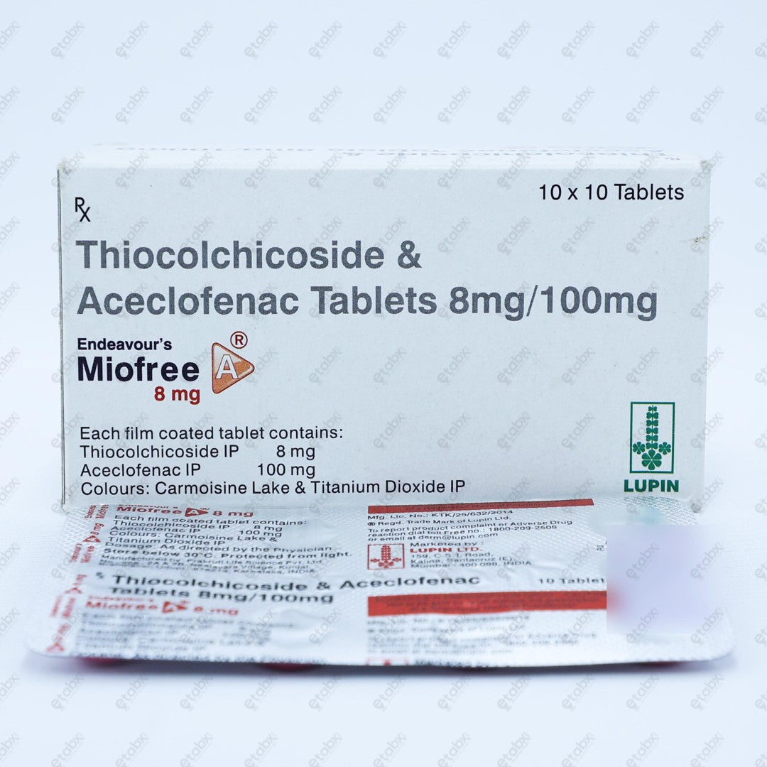 Miofree A 8mg Tablet 10's