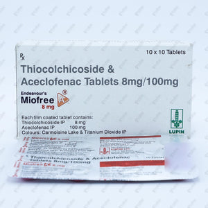 Miofree A 8mg Tablet 10's