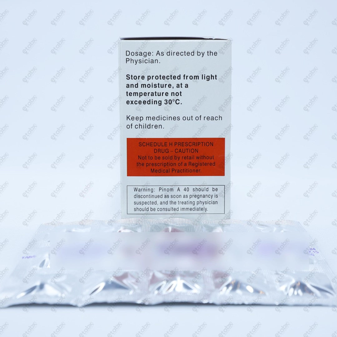 PINOM A 40mg Tablet 15's