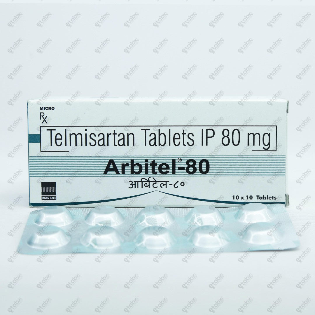 ARBITEL 80mg Tablet for Hypertension