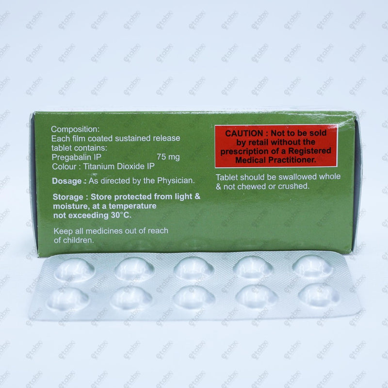 Pbren SR 75 Tablet 10's