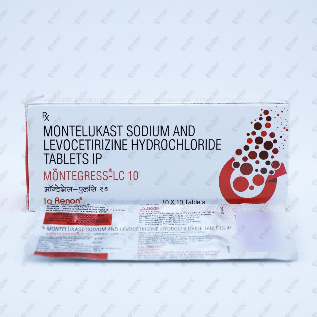 MONTEGRESS LC 10mg Anti-Allergy Tablets (10's)