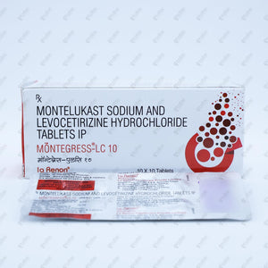MONTEGRESS LC 10mg Anti-Allergy Tablets (10's)