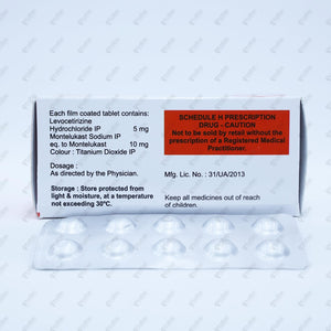 MONTEGRESS LC 10mg Anti-Allergy Tablets (10's)