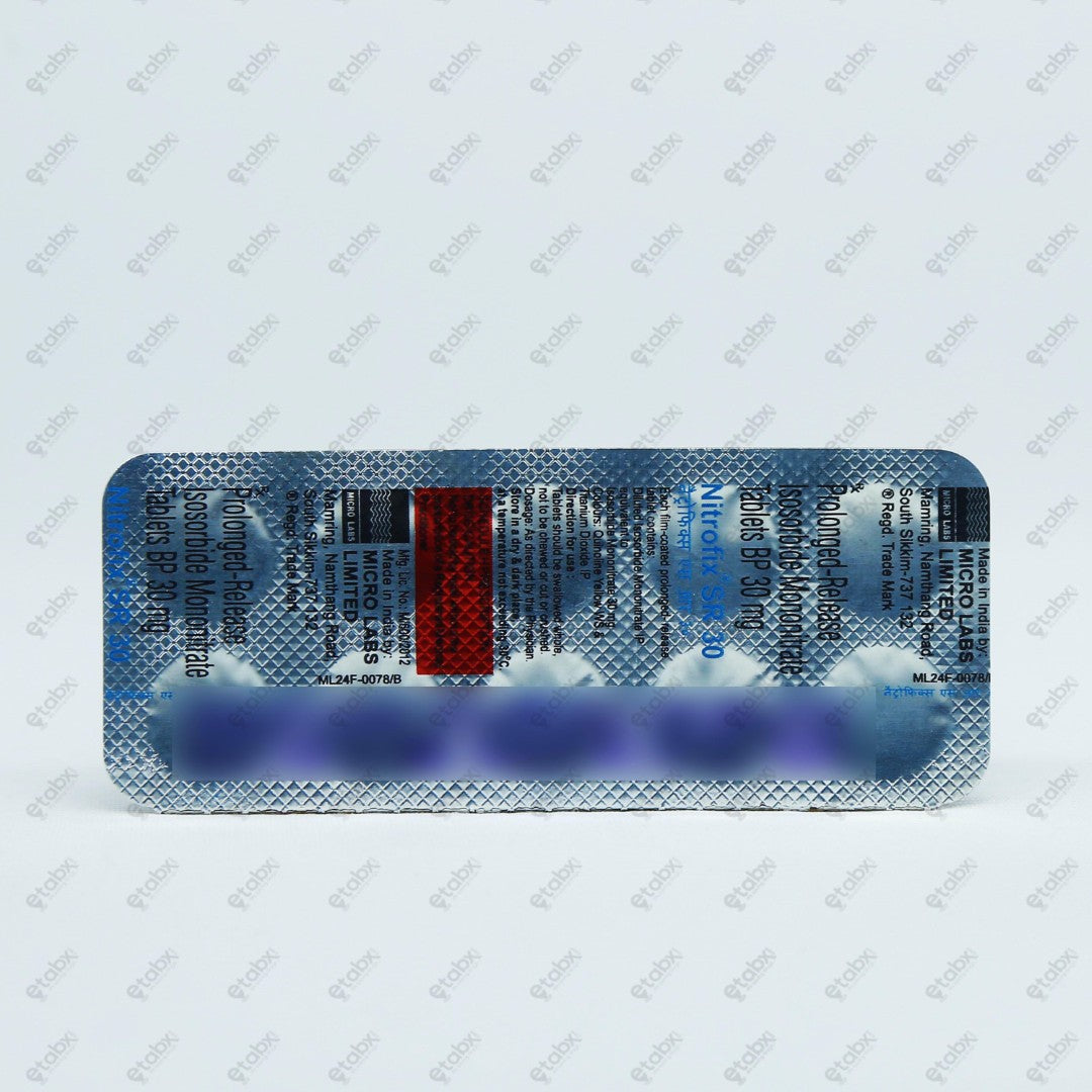 NITROFIX-30 SR Tablet 10's