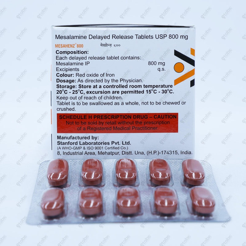 Mesahenz 800mg Tablets 10's