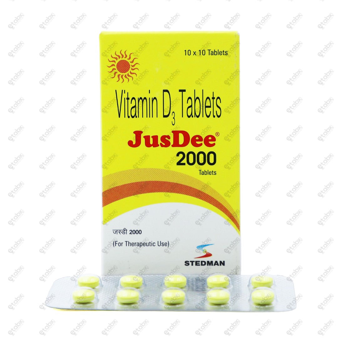 Jusdee 2000 Tablets 10's