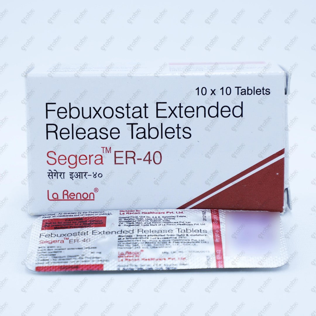 SEGERA ER 40mg Tablets (10's)