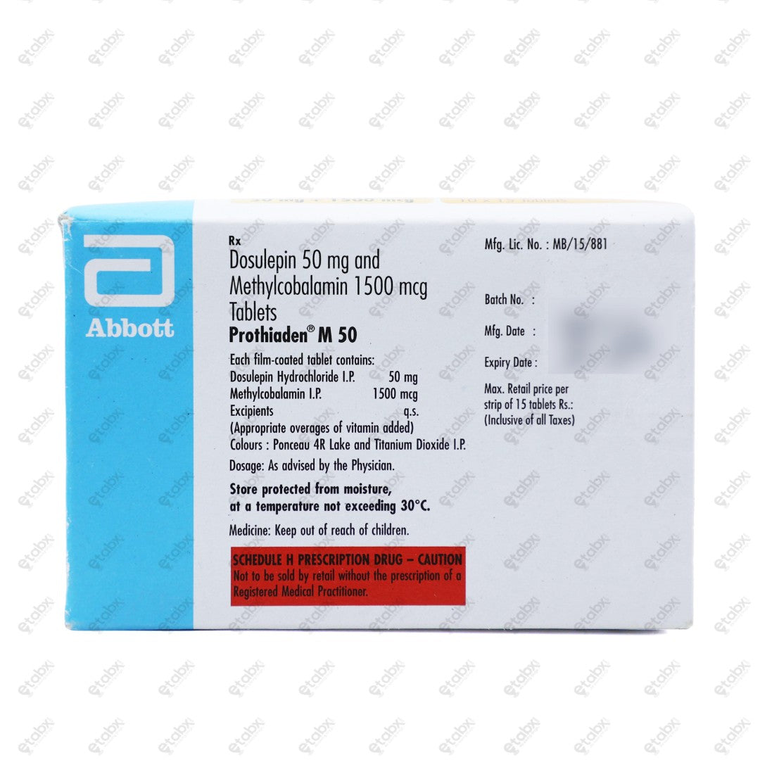 Prothiaden M 50mg Tablet 15's
