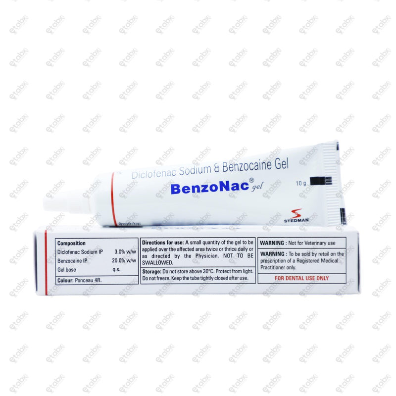Benzonac Gel 10gm