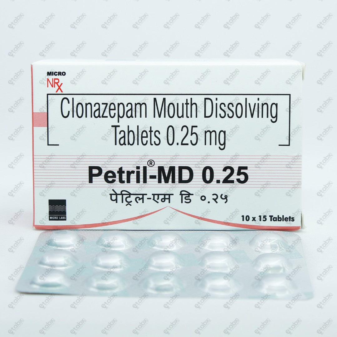 PETRIL MD 0.25 Tablet 15's