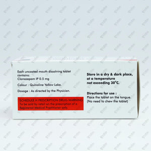 PETRIL MD 0.5mg Tablet (Clonazepam)