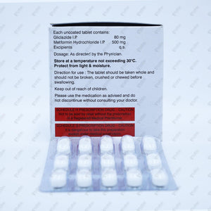 Gluconorm Z 80MG Tablet 15's