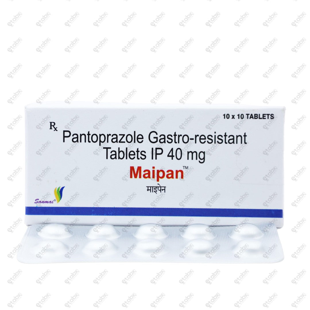 Maipan 40mg Tablet 10's