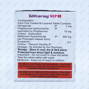 Glitaray MP1 Tablet 15's