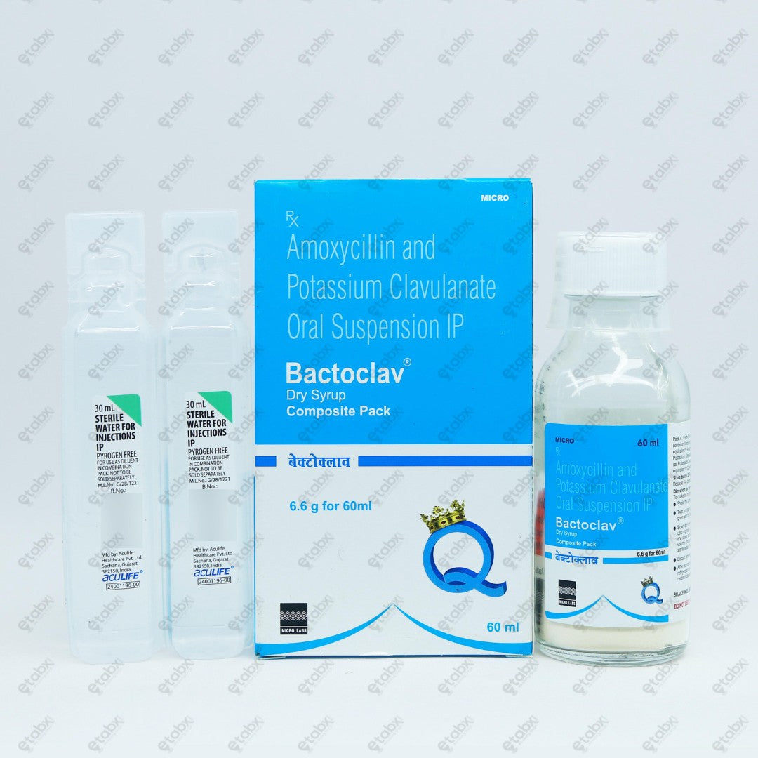 Bactoclav Dry Syrup 228.5mg/5ml Syrup 60ml