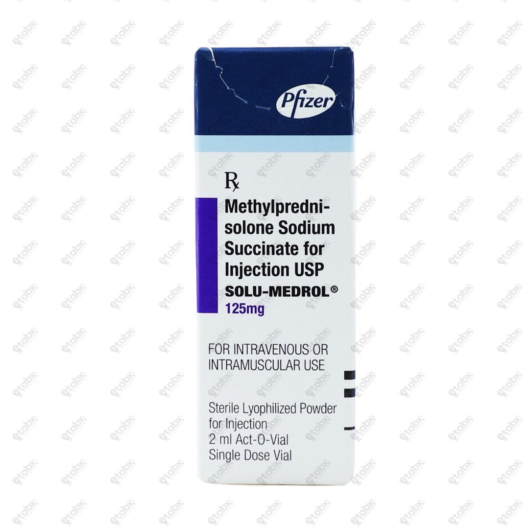 Solu Medrol 125mg Injection
