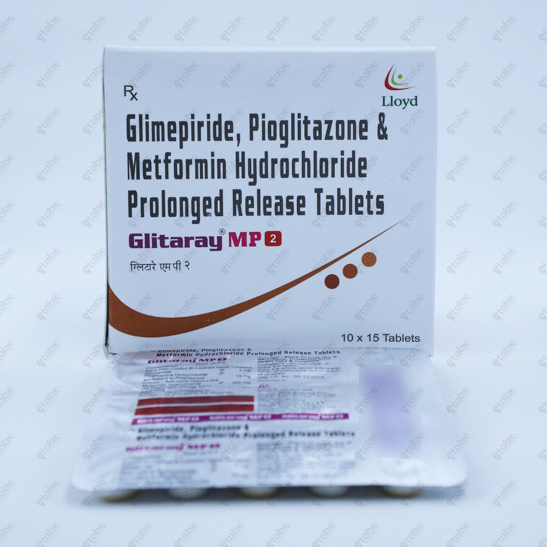 Glitaray MP2 Tablet 15's