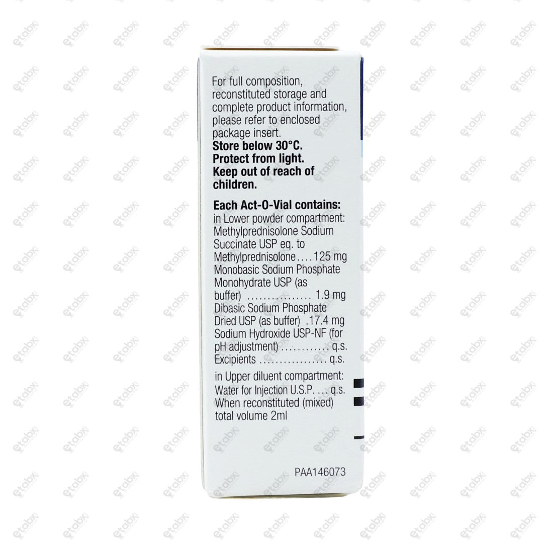 Solu Medrol 125mg Injection