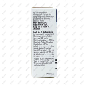 Solu Medrol 125mg Injection