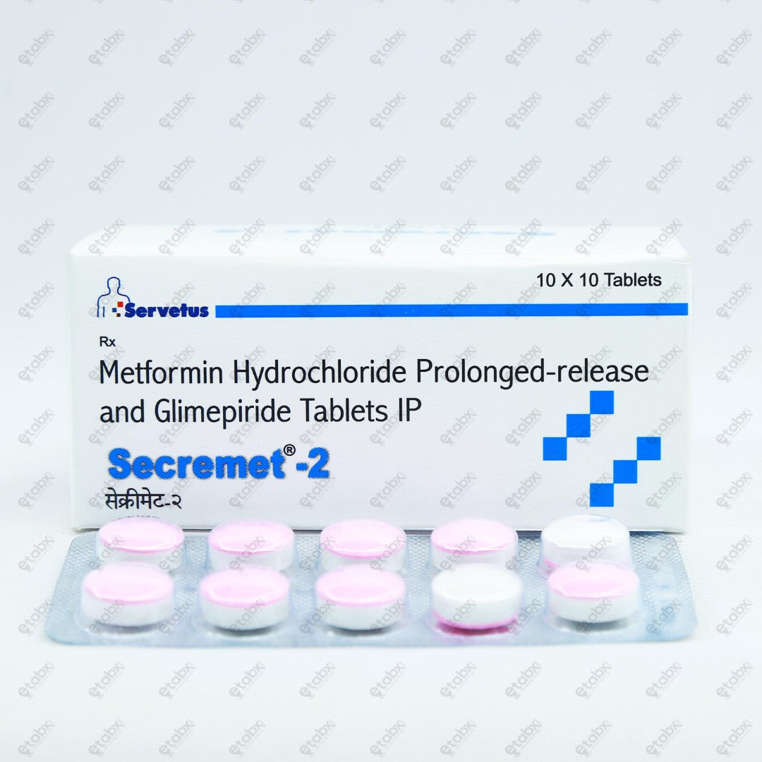 Secremet 2mg Tablet 10's