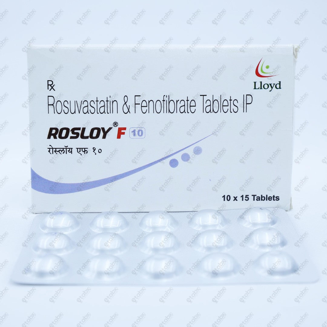 Rosloy F 10 Tablets 15's