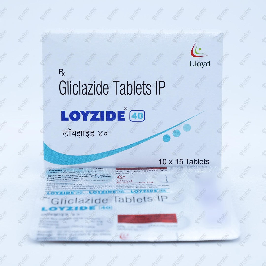 LOYZIDE 40mg Tablet 15's
