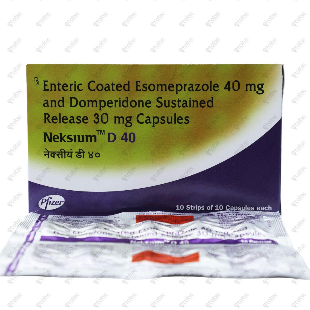 Neksium D 40/30mg Capsule 10
