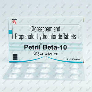 Petril Beta 10mg Anxiety Tablets 15s