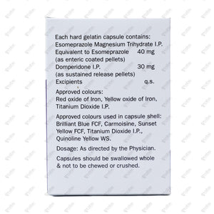 Neksium D 40/30mg Capsule 10