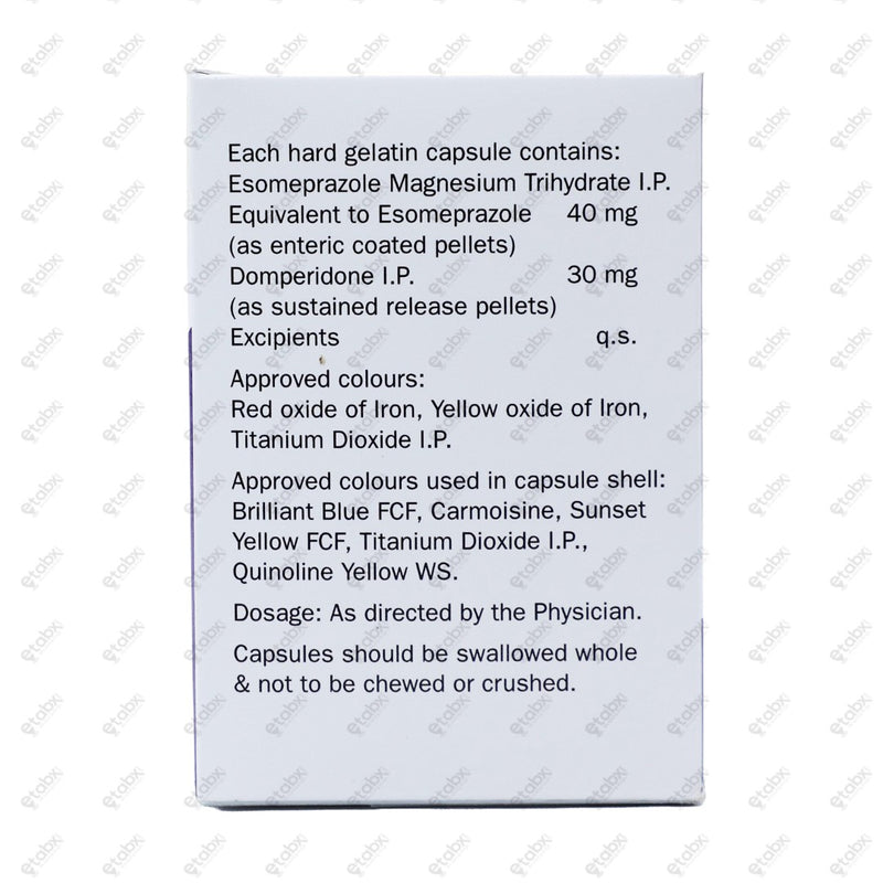 Neksium D 40/30mg Capsule 10