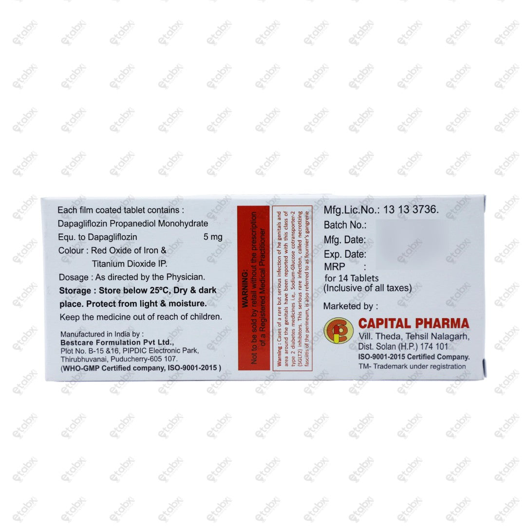 Dapagil 5mg Tablet 14s