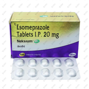 Neksium 20mg Tablet 15's