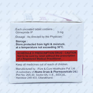 Glitaray 3mg Tablet 10's
