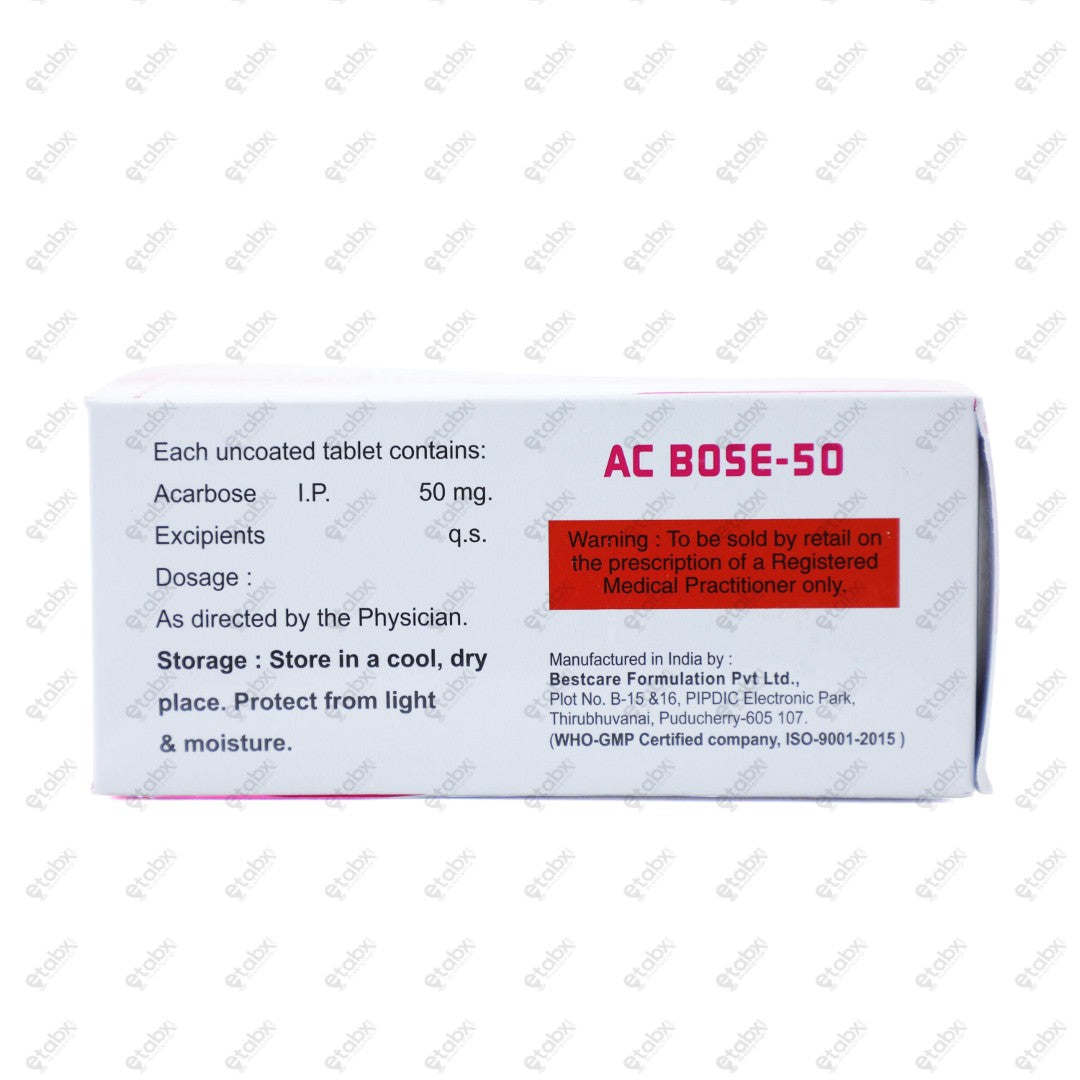 AC Bose 50mg Tablet 10's