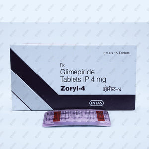 Zoryl 4mg Tablet