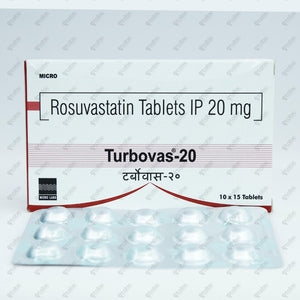 Turbovas 20mg Tablet 15's