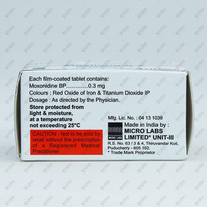 Moxilong 0.3mg Tablet 15's