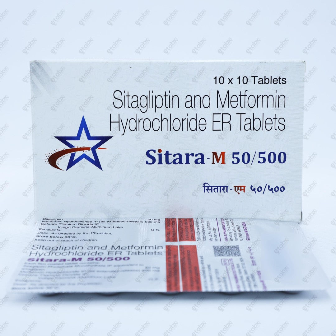 Sitara M 50/500mg Tablet 10's
