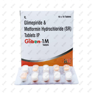 Gliben 1M Tablet 10's