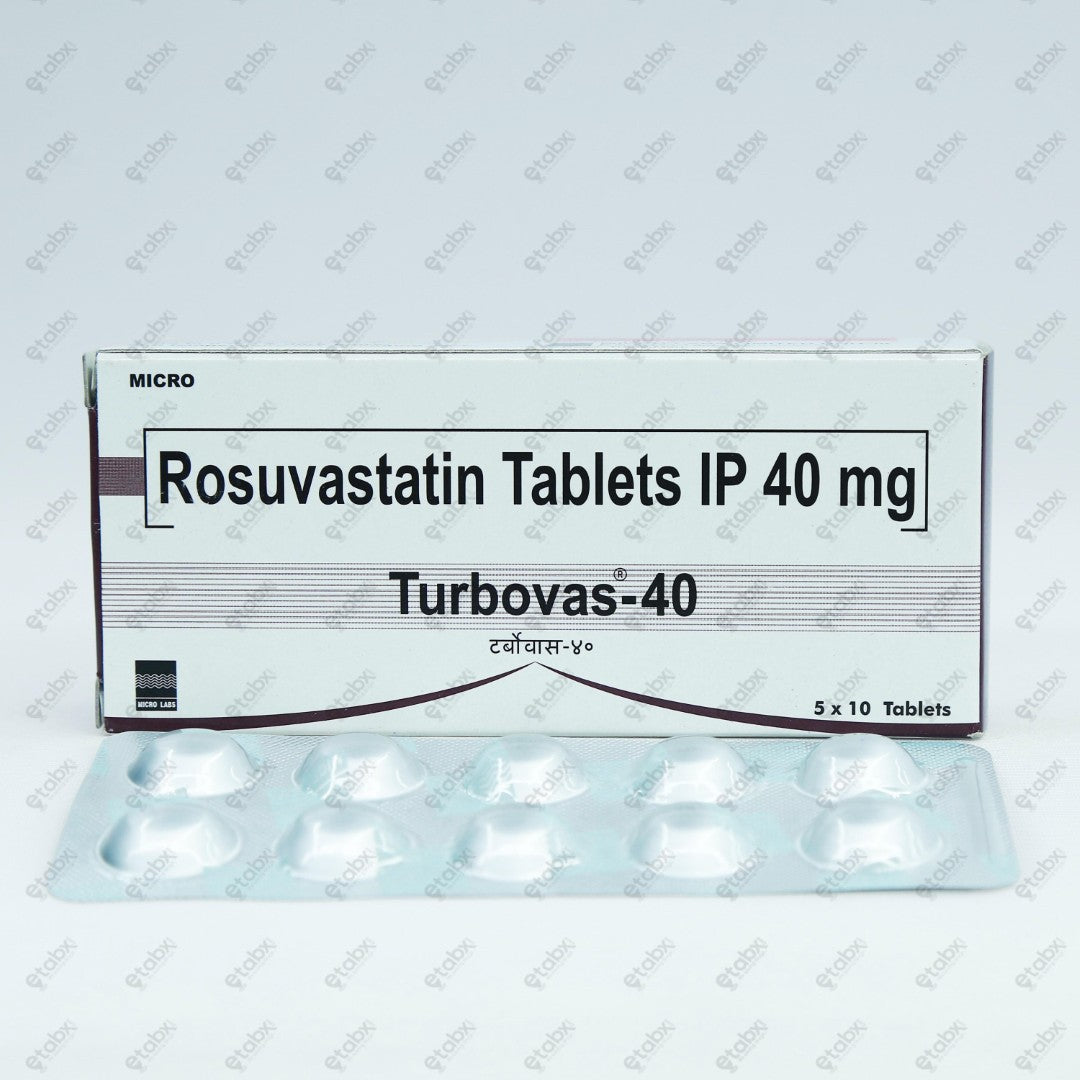 TURBOVAS 40mg Tablet 10's