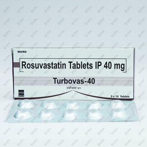 TURBOVAS 40mg Tablet 10's
