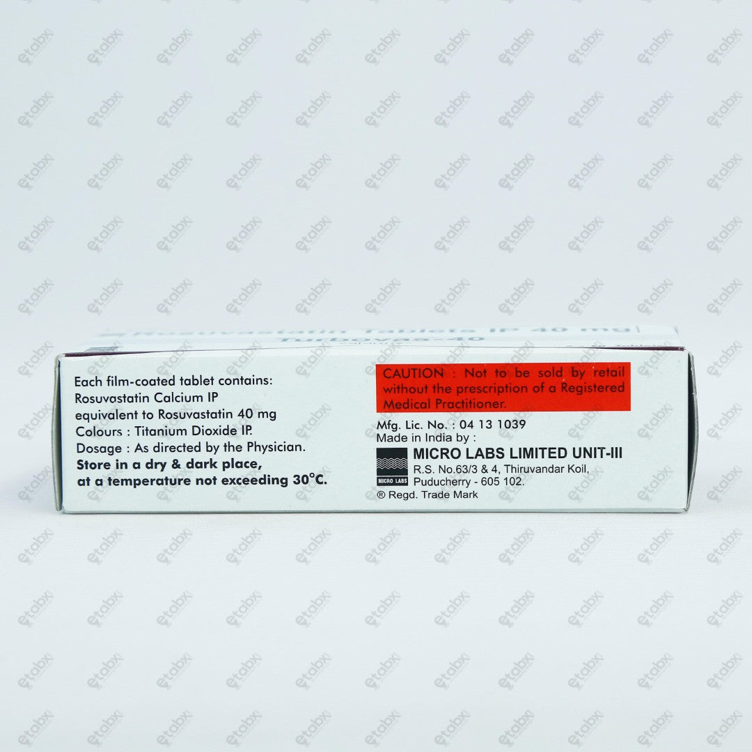 TURBOVAS 40mg Tablet 10's