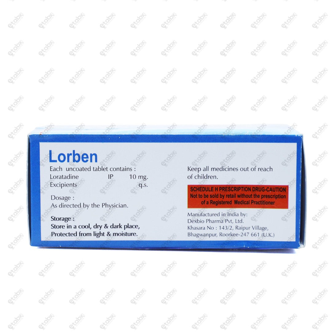 Lorben Tablet 10's